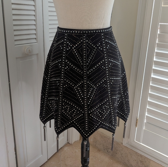 Dresses & Skirts - Jeweled Tassel Skirt, Black, Size Large